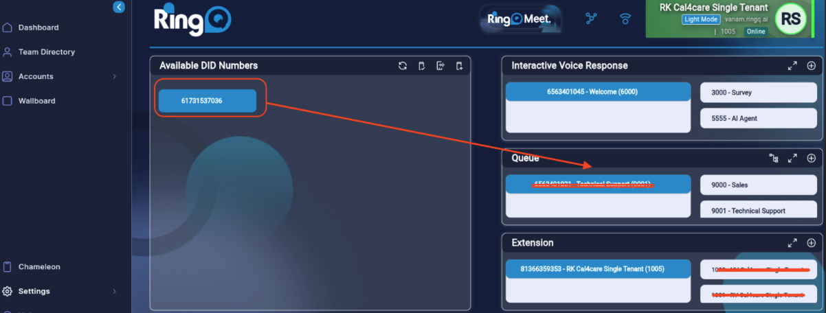 Drag and drop your DID